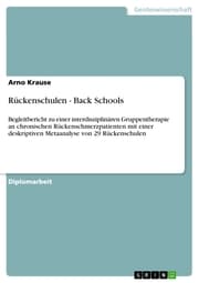 Cover von Rückenschulen - Back Schools