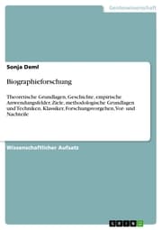 Cover von Biographieforschung