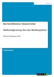 Cover von Marketingkonzept für eine Bambuspalette