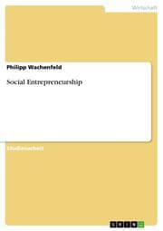 Cover von Social Entrepreneurship