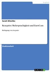 Cover von Rezeptive Mehrsprachigkeit und EuroCom