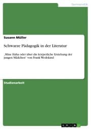 Cover von Schwarze Pädagogik in der Literatur