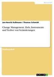 Cover von Change Management. Ziele, Instrumente und Treiber von Veränderungen