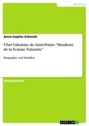 Cover von Über Valentine de Saint-Points 'Manifeste de la Femme Futuriste'