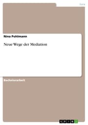 Cover von Neue Wege der Mediation