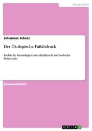 Cover von Der Ökologische Fußabdruck