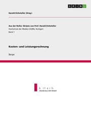 Cover von Kosten- und Leistungsrechnung