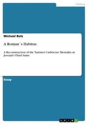 Cover von A Roman's Habitus
