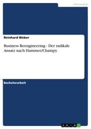 Cover von Business Reengineering - Der radikale Ansatz nach Hammer/Champy