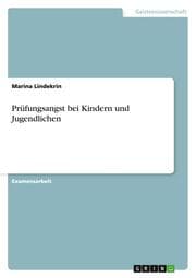 Cover von Prüfungsangst bei Kindern und Jugendlichen