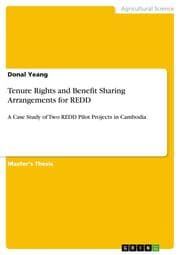 Cover von Tenure Rights and Benefit Sharing Arrangements for REDD