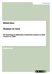 Cover von Madame de Stael