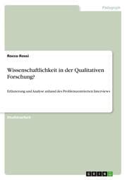 Cover von Wissenschaftlichkeit in der Qualitativen Forschung?