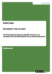 Cover von Aventiure? waz ist daz?