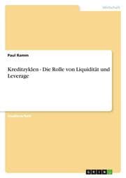 Cover von Kreditzyklen - Die Rolle von Liquidität und Leverage