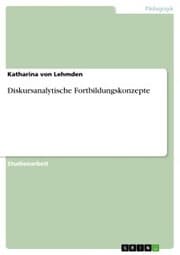 Cover von Diskursanalytische Fortbildungskonzepte