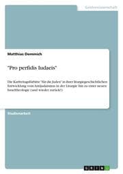 Cover von 'Pro perfidis Iudaeis'