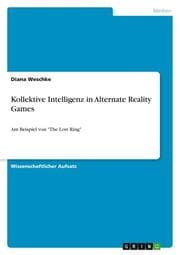 Cover von Kollektive Intelligenz in Alternate Reality Games