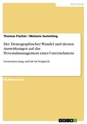 Cover von Der Demographischer Wandel und dessen Auswirkungen auf das Personalmanagement eines Unternehmens