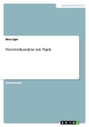 Cover von Netzwerkanalyse mit Pajek