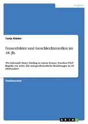 Cover von Frauenbilder und Geschlechterrollen im 18.Jh.