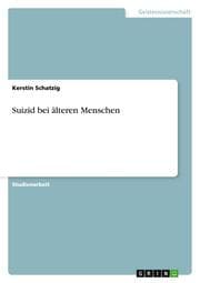 Cover von Suizid bei älteren Menschen