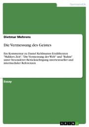 Cover von Die Vermessung des Geistes
