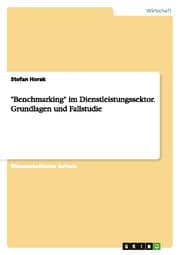 Cover von 'Benchmarking' im Dienstleistungssektor. Grundlagen und Fallstudie