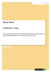 Cover von SubPrime Crisis