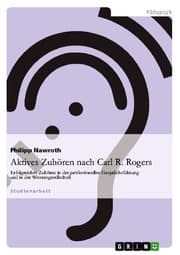 Cover von Aktives Zuhören nach Carl R. Rogers