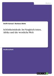 Cover von Schönheitsideale: Im Vergleich Asien, Afrika und die westliche Welt