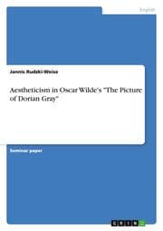 Cover von Aestheticism in Oscar Wilde's 'The Picture of Dorian Gray'