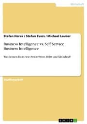 Cover von Business Intelligence vs. Self Service Business Intelligence