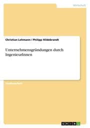 Cover von Unternehmensgründungen durch IngenieurInnen