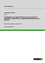 Cover von Partizipation und soziale Exklusion in der Arbeit mit männlichen Jugendlichen in Jugendhilfemaßnahmen des SGB VIII