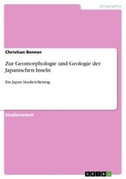 Cover von Zur Geomorphologie und Geologie der Japanischen Inseln