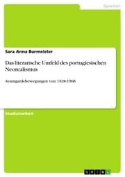 Cover von Das literarische Umfeld des portugiesischen Neorealismus