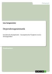 Cover von Dependenzgrammatik