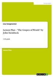 Cover von Lesson Plan - 'The Grapes of Wrath' by John Steinbeck
