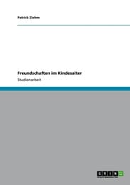 Cover von Freundschaften im Kindesalter