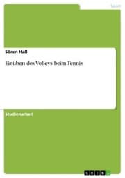 Cover von Einüben des Volleys beim Tennis