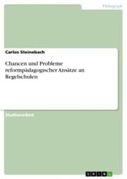 Cover von Chancen und Probleme reformpädagogischer Ansätze an Regelschulen