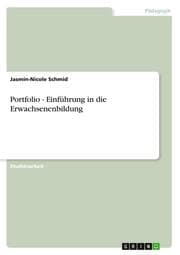 Cover von Portfolio - Einführung in die Erwachsenenbildung