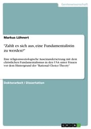 Cover von 'Zahlt es sich aus, eine Fundamentalistin zu werden?'