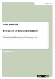 Cover von Evaluation im Spanischunterricht