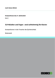 Cover von 52 Präludien und Fugen - zwei-achtstimmig für Klavier