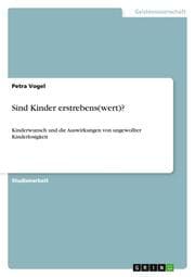Cover von Sind Kinder erstrebens(wert)?