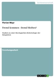 Cover von Fremd kommen - fremd bleiben?