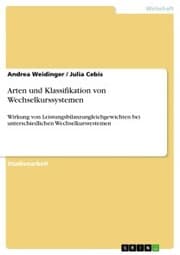 Cover von Arten und Klassifikation von Wechselkurssystemen