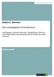 Cover von Der ontologische Gottesbeweis